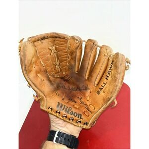 Vintage Wilson A2185 Jim Catfish Hunter Kids 9" Baseball Glove Mitt Right Handed